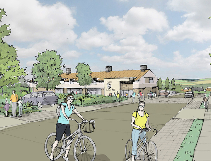 Artistic impression of the proposals.