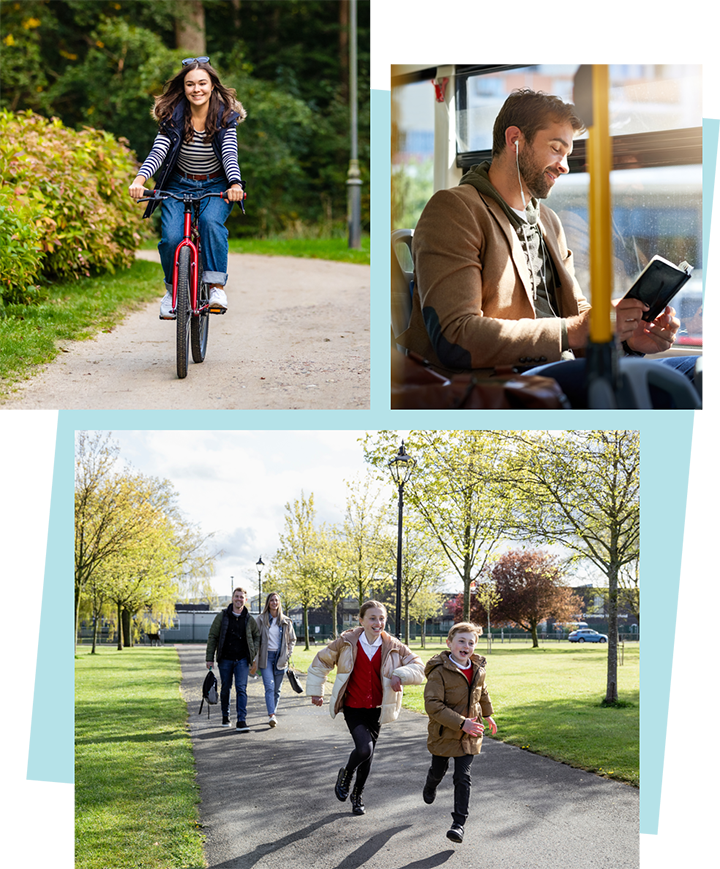 Collection of images illustrating the various facilities the proposals aim to deliver