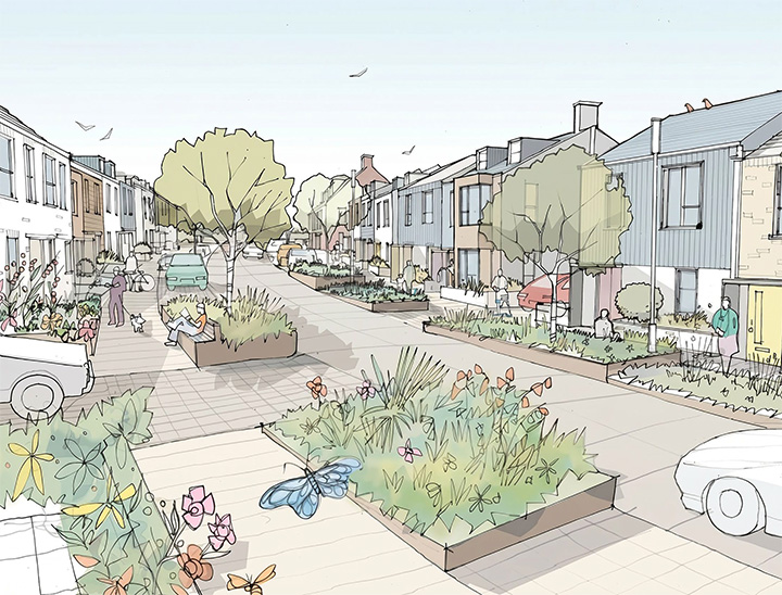 Artistic impression of the proposals.